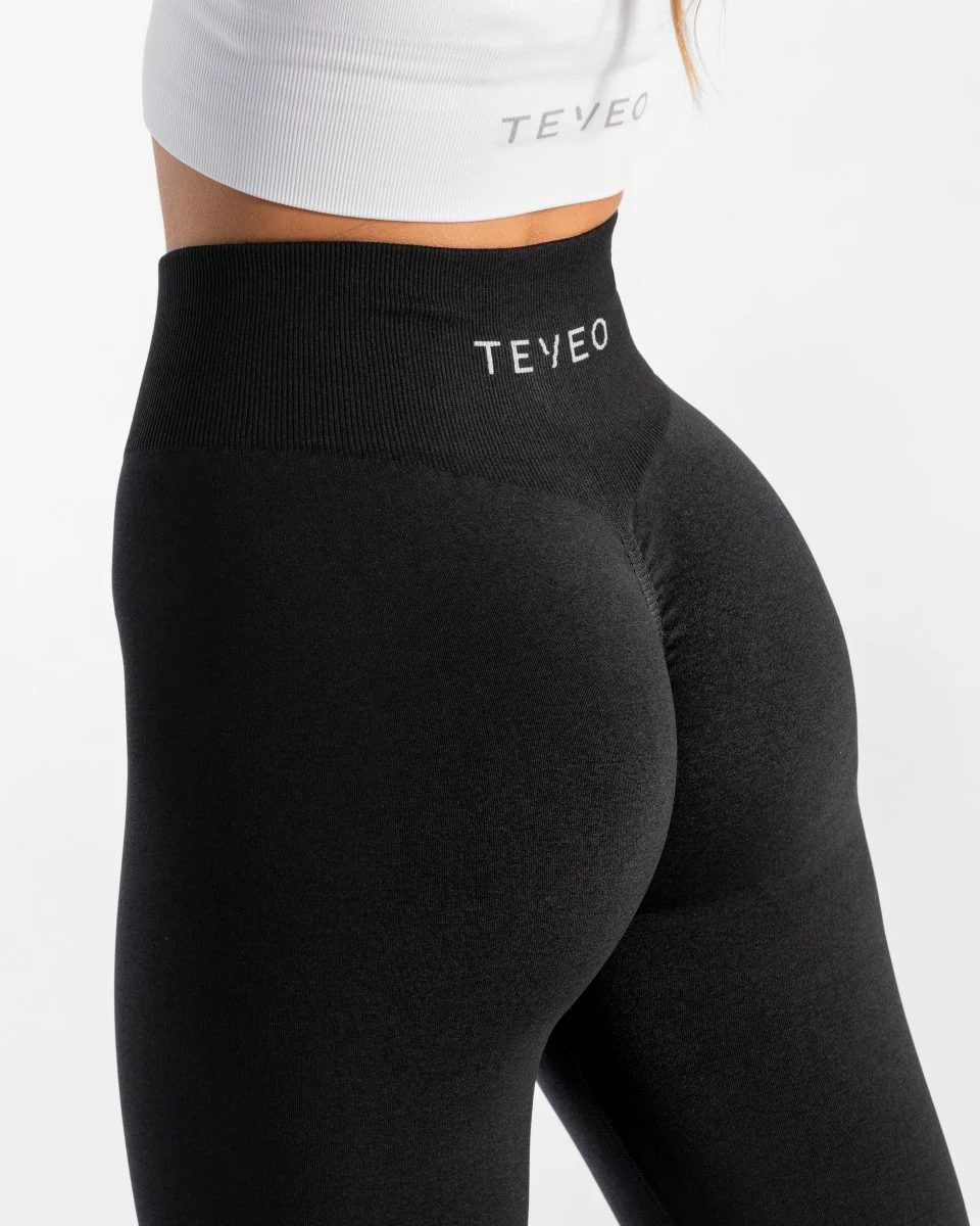 Timeless Scrunch Leggings "Schwarz" - Image 4