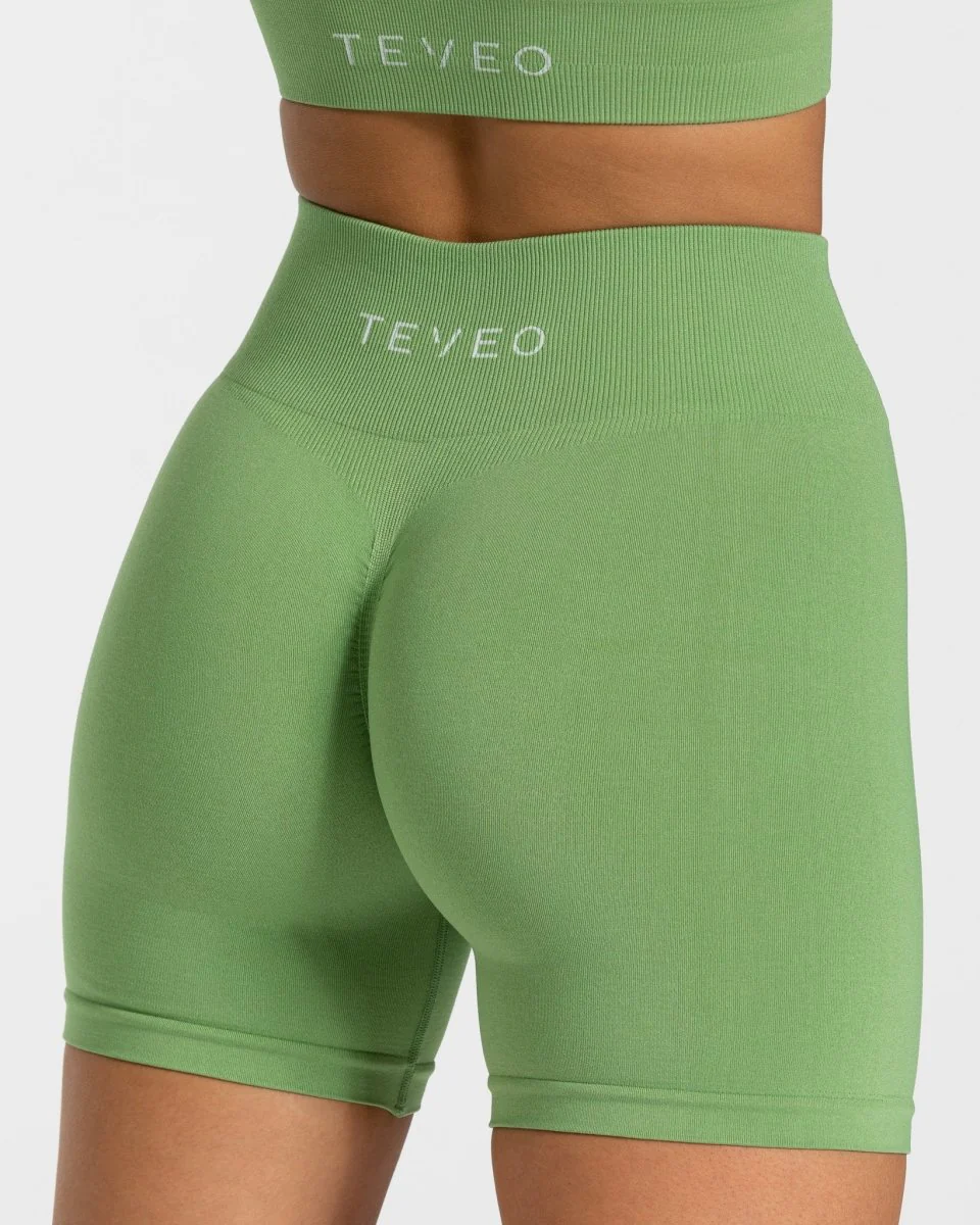 Timeless Scrunch Shorts "Olive" - Image 4