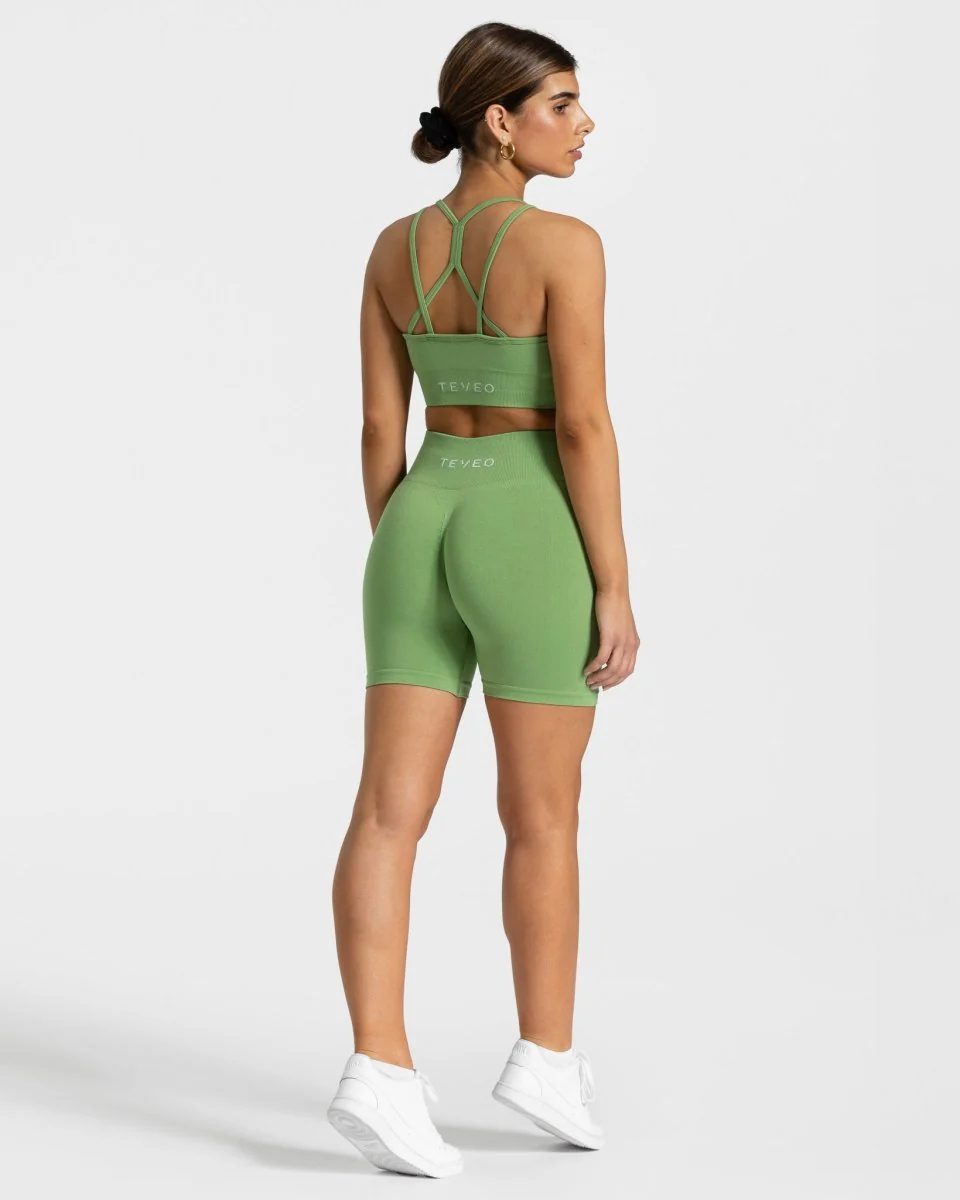 Timeless Scrunch Shorts "Olive" - Image 5